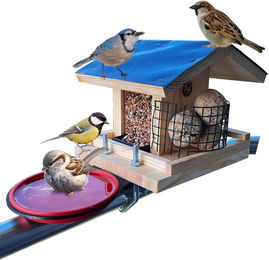 Produktbild von Stafeco Vogelhaus Vogelfutterhaus für Balkon und