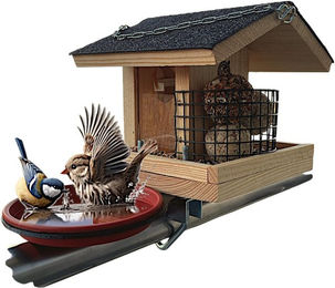 Produktbild von Stafeco Vogelhaus Vogelfutterhaus für Balkon und