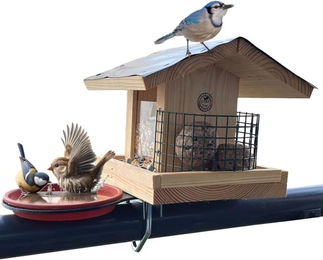 Produktbild von Stafeco Vogelhaus Vogelfutterhaus für Balkon und