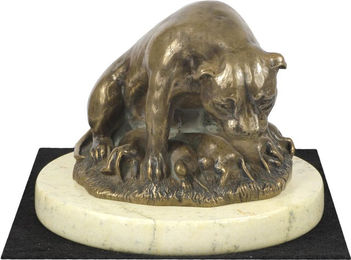 Produktbild von Staffordshire Bull Terrier Hundefigur braun