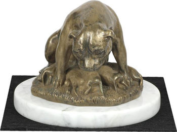 Produktbild von Staffordshire Bull Terrier, Staffy II - Hundefigur auf weißem Marmor