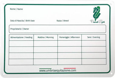 Produktbild von Stalltafel aus Kunststoff Umbria Equitazione