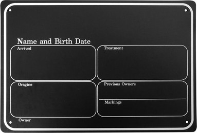 Produktbild von Stalltafel aus Kunststoff Umbria Equitazione