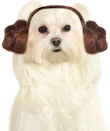 Produktbild von Star Wars Hunde-Stirnband Prinzessin Leia Buns klein und mittel