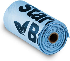 Produktbild von STARCH BAG Kompostierbare BIO-Beutel für Fäkalien 1 x 15 Stück, blau