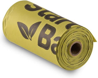 Produktbild von STARCH BAG Kompostierbare BIO-Beutel für Fäkalien 1 x 15 Stück, grün