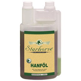 Produktbild von Starhorse Hanföl für Pferde - 1 l