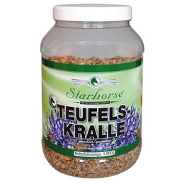 Produktbild von Starhorse Teufelskralle für Pferde getrocknet geschnitten - 1000 g