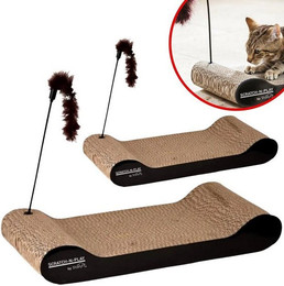Produktbild von Starlyf Kratzpappe Cat Scratch N Play