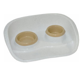 Produktbild von Stefanplast Futternapf Katzen Doppelnapf Futterstation beige