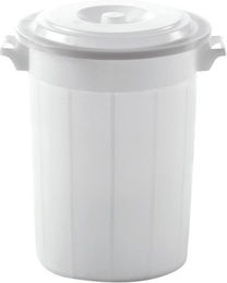 Stefanplast Kerbl Futtertonne weiß mit Deckel 70 L - 70 l – Bild 1 von 3