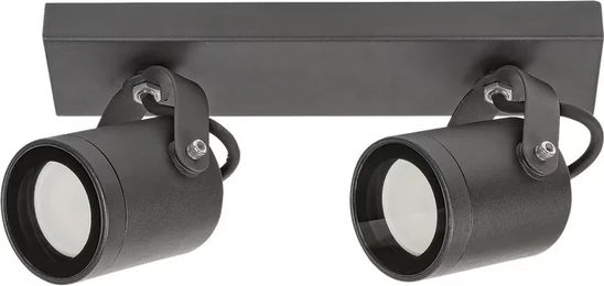 Produktbild von Stehleuchte Außenstrahler Aluminium und Glas schwenkbarer Spotkopf Rabalux Elva