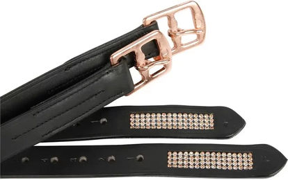 Steigbügelriemen Harry's Horse Crystal Roségold – Bild 1 von 2
