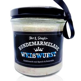 Produktbild von Stevi & Schnück's Hundemarmelade Weisswurst - 275 g