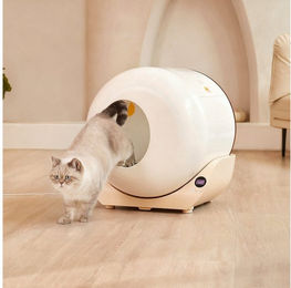 Produktbild von STILVORA Katzentoilette Automatische Katzenklo Katzenstreu Box mit Auffangbeutel,App-Steuerung, für kleine und mittelgroße Katzen, Kitten und Senior-Katzen