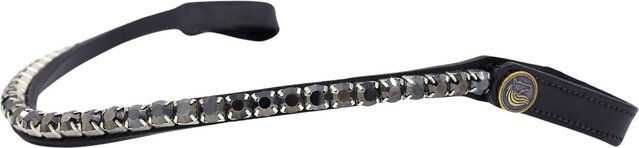 Produktbild von Stirnband für Pferd mit schwarzem Muster Bridlery