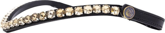 Produktbild von Stirnband für Pferde mit Champagner-Muster Bridlery