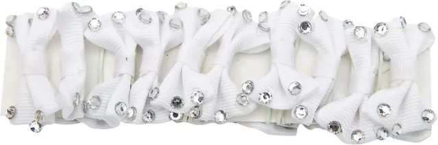 Produktbild von Stoff-Strass Flechtknoten für Damen Red Horse