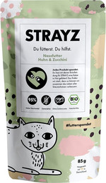 Produktbild von STRAYZ Bio Huhn & Zucchini Nassfutter für Katzen - 6 x 85 g