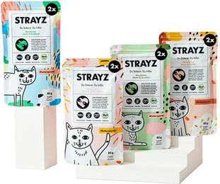 Produktbild von STRAYZ BIO Nassfutter Probierpaket - 8 x 85 g