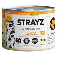 Produktbild von STRAYZ Bio Pute & Karotte in Soße - 6 x 200 g