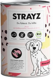Produktbild von STRAYZ BIO Rind mit Süßkartoffel, Karotte und Birne - 6 x 400 g