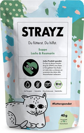 Produktbild von STRAYZ BIO Suppe Bio-Lachs & Bio-Rosmarin - 14 x 40 g