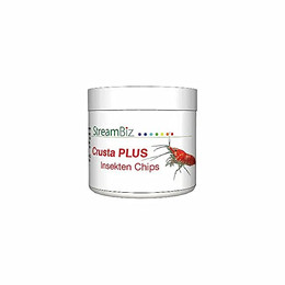 Produktbild von StreamBiz Crusta Plus Insekten Chips Garnelenfutter - 40 g