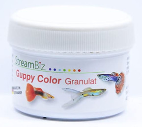 Produktbild von StreamBiz Guppy Farbgranulat Fischfutter - 40 g