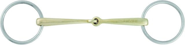 Stübben Gebiss 2296 Unterlegtrense einfach gebrochen Sweet Copper – Bild 1 von 2