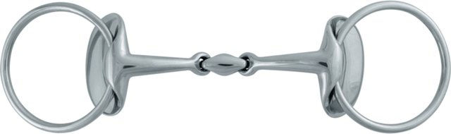 Produktbild von Stübben Gebiss 2462 'Silver Wings Wassertrense' doppelt gebrochen, 14 mm - 12,5 cm