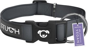 STUCH Hundehalsband gepolstert u. verstellbar grau M – Bild 1 von 6