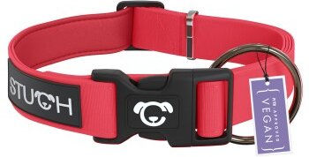 STUCH Hundehalsband gepolstert und verstellbar rot L – Bild 1 von 6