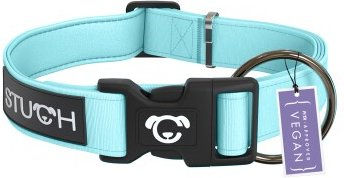 STUCH Hundehalsband verstellbar und gepolstert Nylon türkis L – Bild 1 von 6