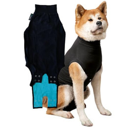 Produktbild von Suitical Recovery Suit Hund Body L Schwarz - 1 Stk.