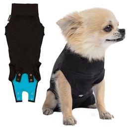 Produktbild von Suitical Recovery Suit Hund S+ Schwarz - 1 Stk.