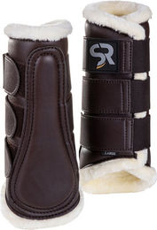Produktbild von Sunride Leder Dressurgamaschen mit Fell