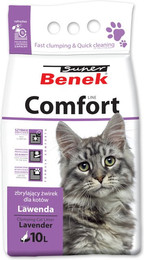 Produktbild von Super Benek Comfort Lavender Katzenstreu - 2 x 10 l