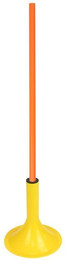 Produktbild von Superhund Agility-Slalom Standfuß Slalomset mit Stange 100 cm, ø 25 mm in Orange, Standfuß aus Kunststoff & robuste Stange aus Kunststoff.