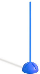 Produktbild von Superhund Agility-Slalom X-Fuß Slalomset mit Stange 100 cm Farbe Blau, Stange aus Kunststoff