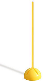 Produktbild von Superhund Agility-Slalom X-Fuß Slalomset mit Stange 100 cm Farbe Gelb, Stange aus Kunststoff