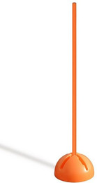 Produktbild von Superhund Agility-Slalom X-Fuß Slalomset mit Stange 100 cm Farbe Orange, Stange aus Kunststoff