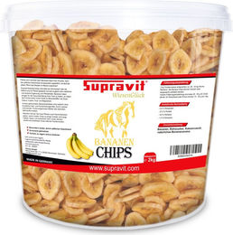 Produktbild von Supravit Bananenchips 2kg Eimer Pferdeleckerli