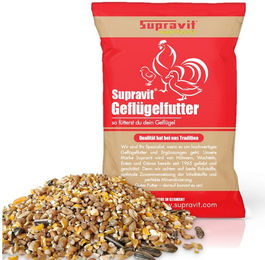 Supravit Geflügelkörnerfutter - Körnermischung OHNE GENTECHNIK, Hauptfutter für: Nutz-/ Wildtier – Bild 1 von 5