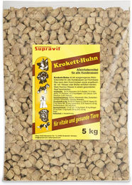 Produktbild von Supravit Hundefutter trocken | Huhn mit Mais | schmackhaft und gut verträglich | Hunde Trockenfutter für alle Rassen | enthält wichtige Nähr- und Vitalstoffe 5 kg