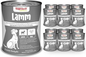 Produktbild von Supravit Hundenassfutter 12 x 410g