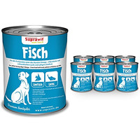 Produktbild von Supravit Hundenassfutter Fisch & Lachs - 6 x 820 g