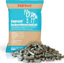 Supravit Rübenschnitzel 20kg | schmackhaftes & energiereiches Pferdefutter | Zuckerrübenschnitzel für Pferde I hoher Anteil an Pektinen für eine gesunde Darmflora I Ideal für Sportpferde geeignet – Bild 1 von 9