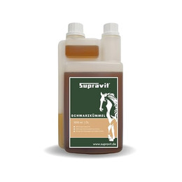Produktbild von Supravit Schwarzkümmelöl 1000ml flüssig für Perde