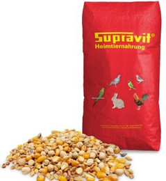 Produktbild von Supravit Taubenfutter BASIS | nahrhaftes Allroundfutter für Tauben | Klassische Futter Körnermischung für das ganze Jahr 25 kg